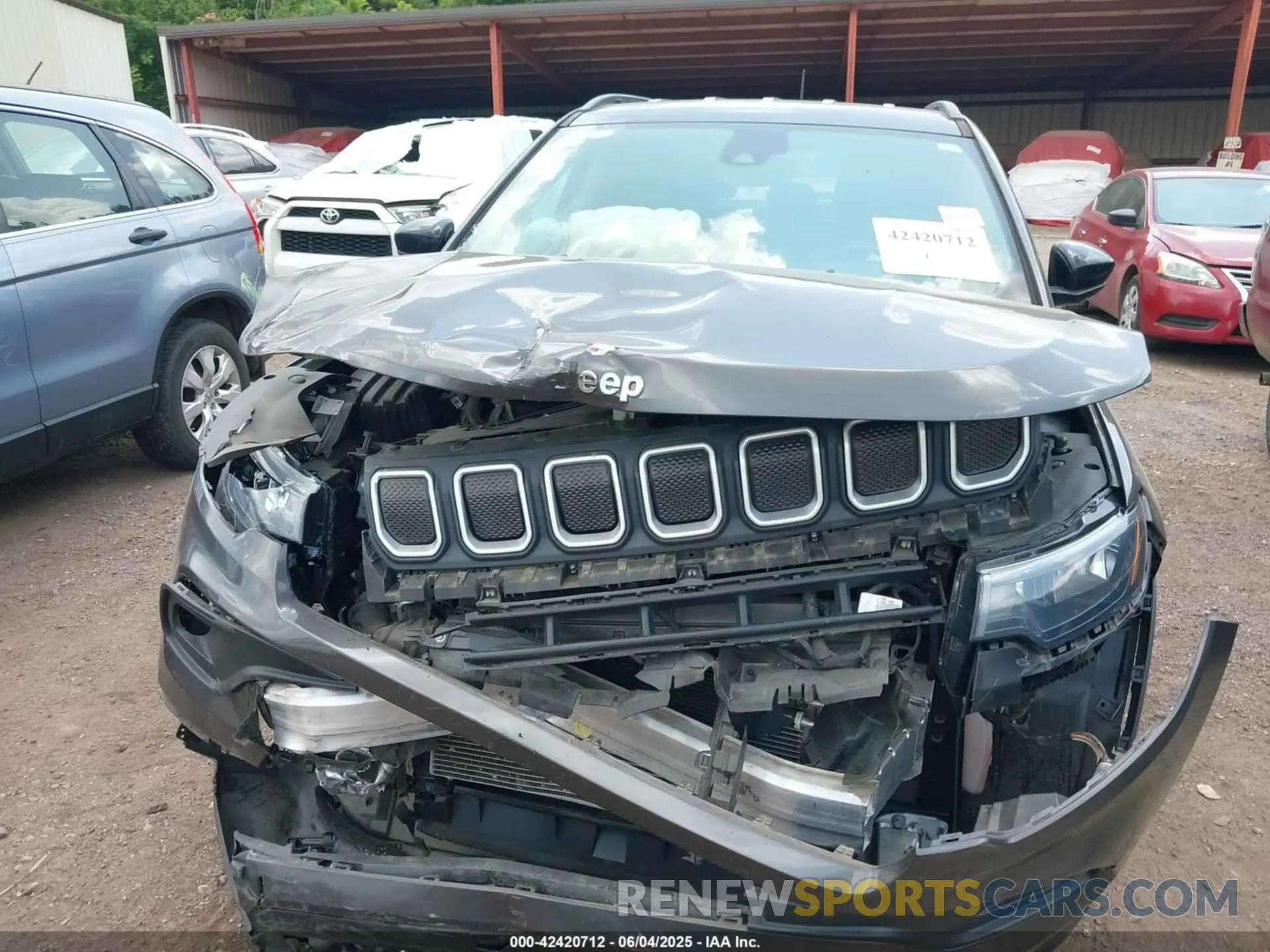 6 Photograph of a damaged car 3C4NJDBB3NT147304 JEEP COMPASS 2022