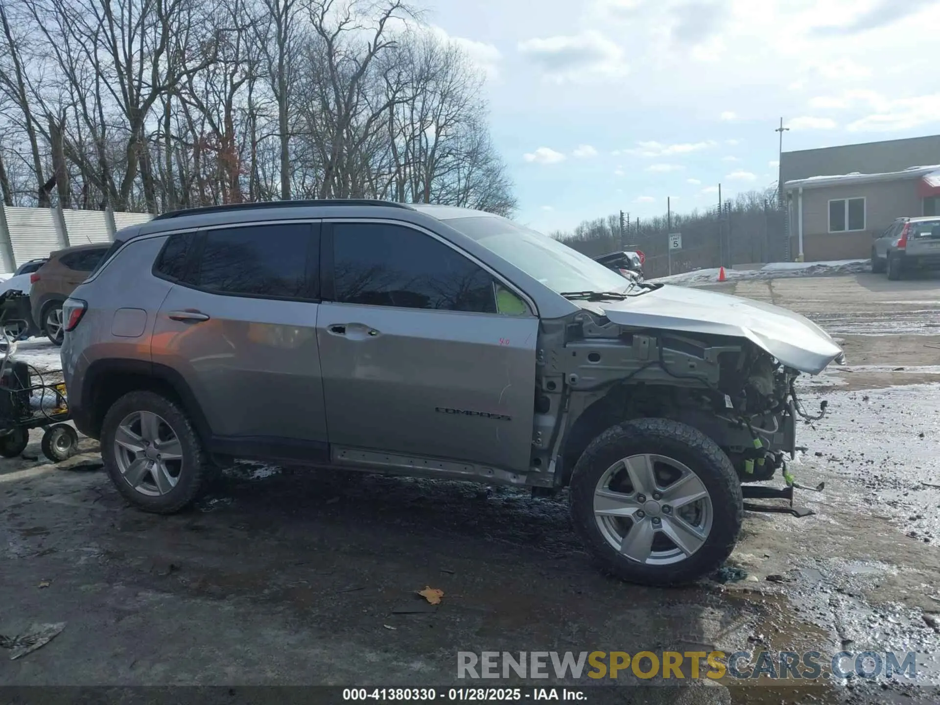 14 Photograph of a damaged car 3C4NJDBB4NT131810 JEEP COMPASS 2022