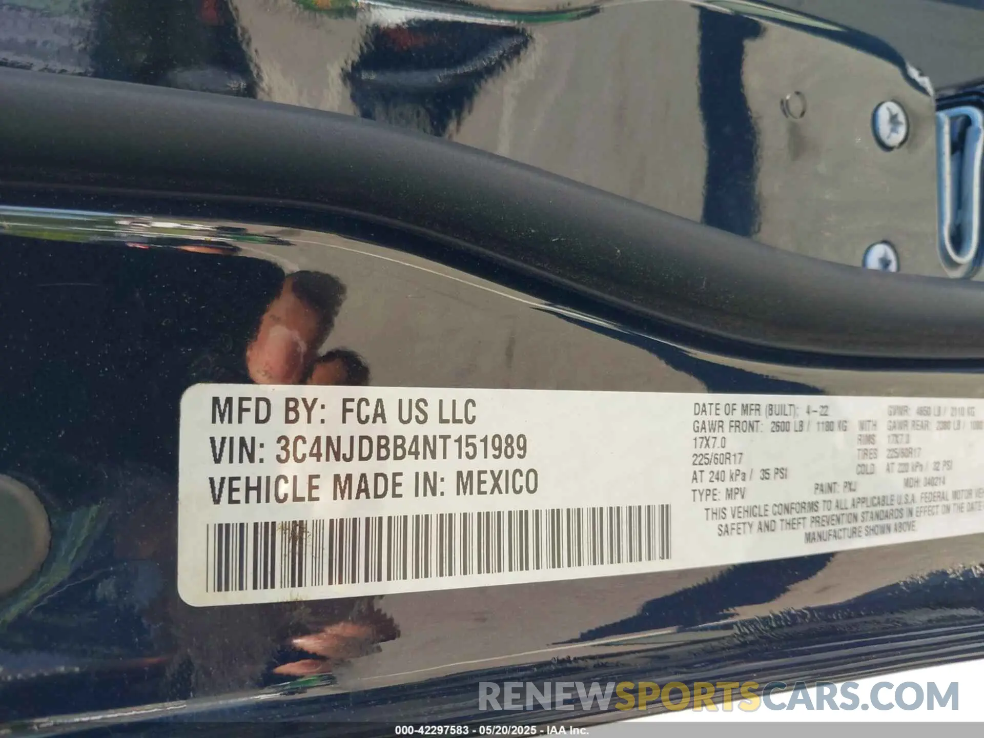 9 Photograph of a damaged car 3C4NJDBB4NT151989 JEEP COMPASS 2022