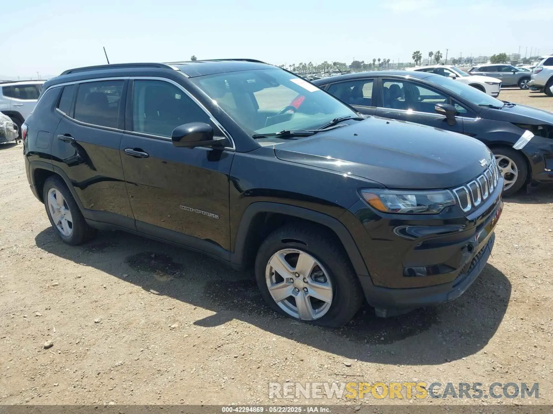 1 Photograph of a damaged car 3C4NJDBB4NT216159 JEEP COMPASS 2022