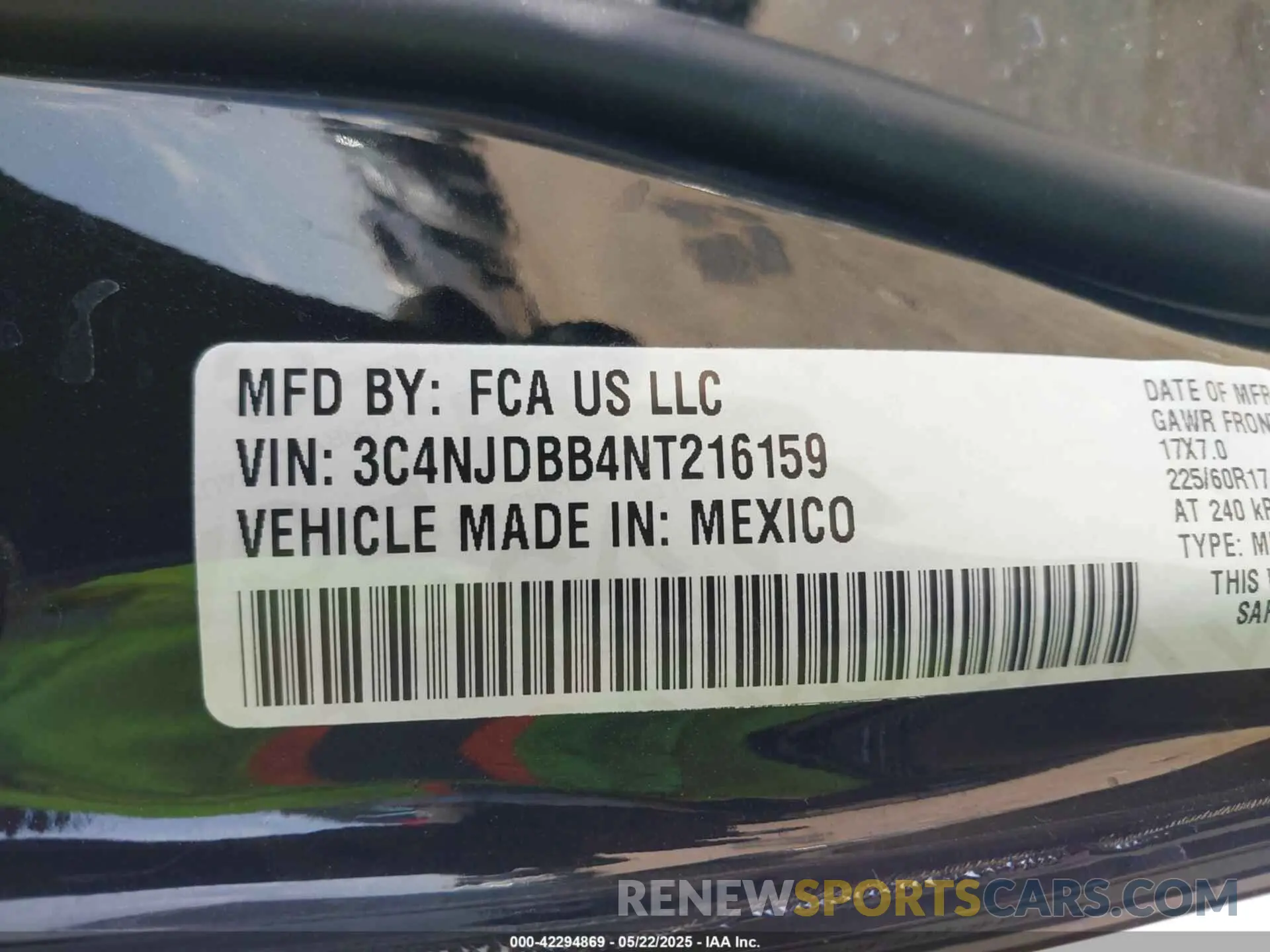 9 Photograph of a damaged car 3C4NJDBB4NT216159 JEEP COMPASS 2022