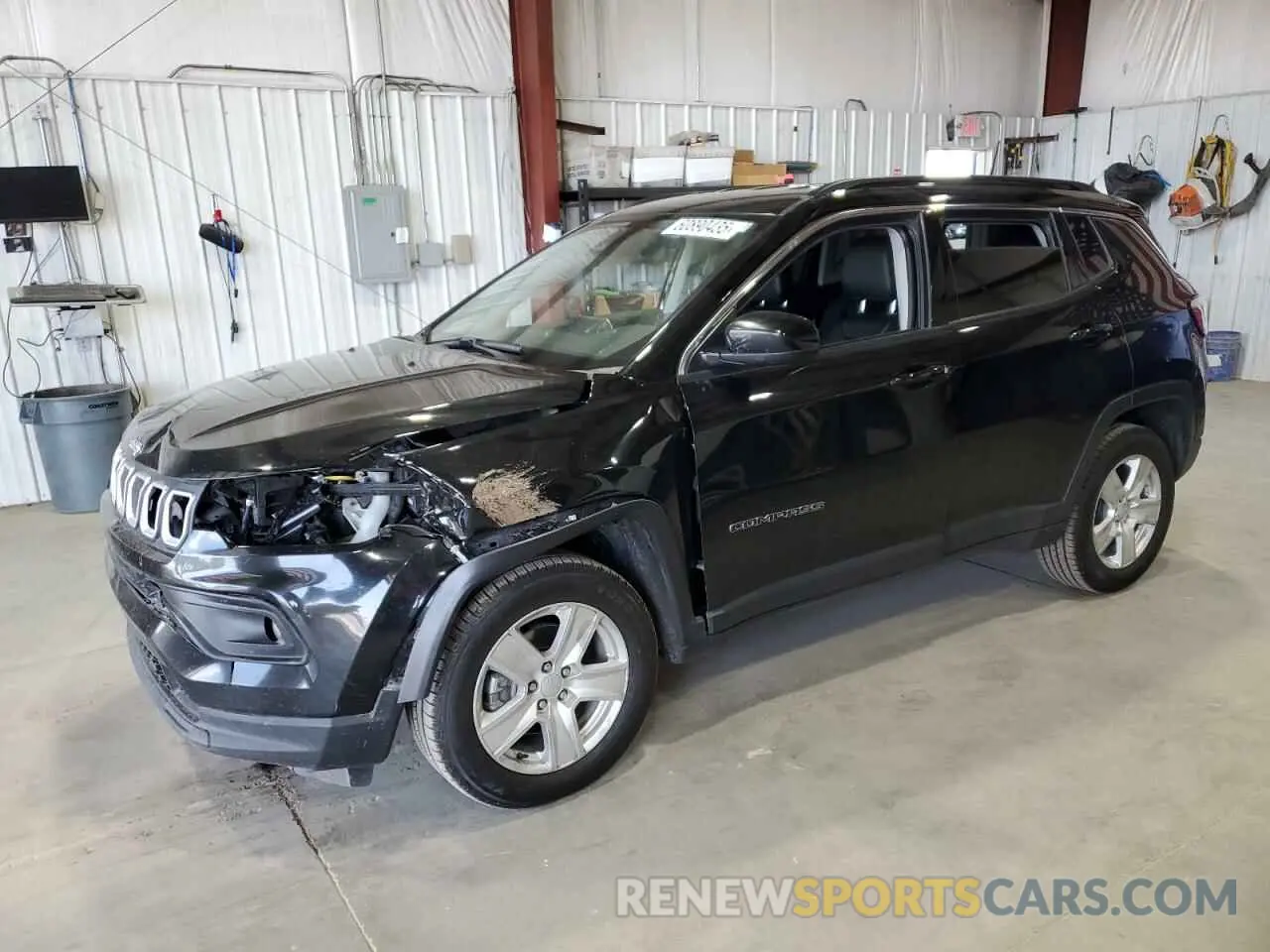 1 Photograph of a damaged car 3C4NJDBB5NT105376 JEEP COMPASS 2022