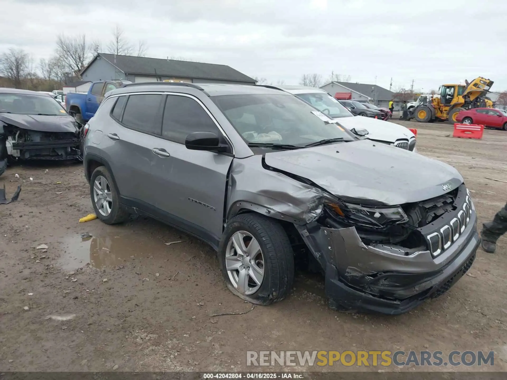 1 Photograph of a damaged car 3C4NJDBB5NT216798 JEEP COMPASS 2022