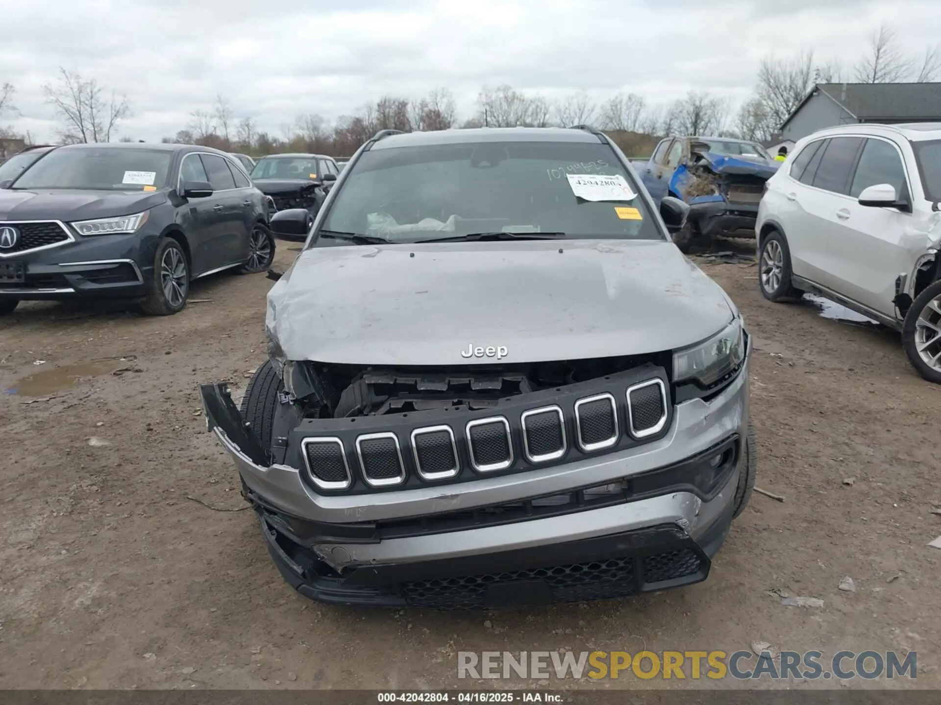 12 Photograph of a damaged car 3C4NJDBB5NT216798 JEEP COMPASS 2022