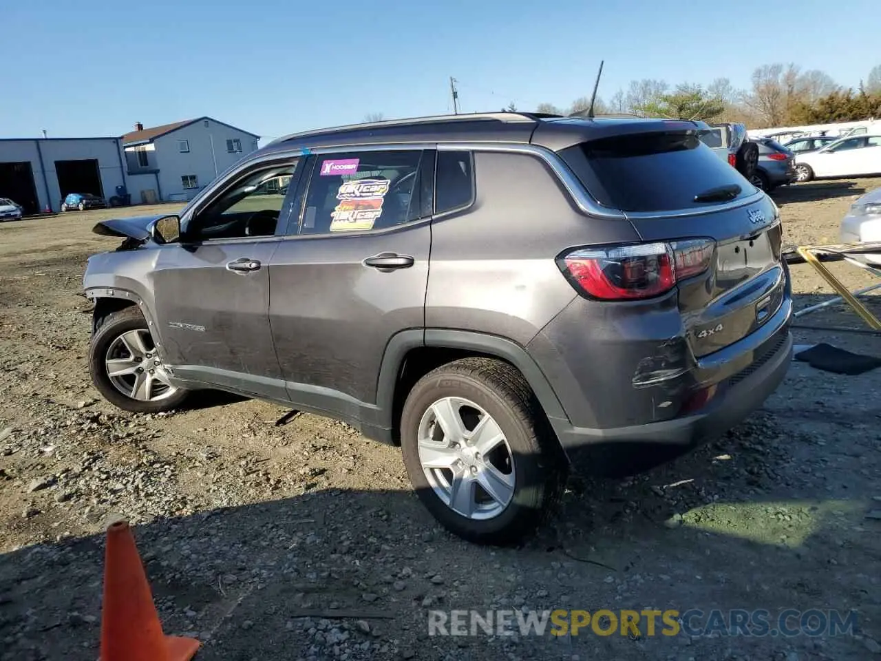 2 Photograph of a damaged car 3C4NJDBB6NT107119 JEEP COMPASS 2022