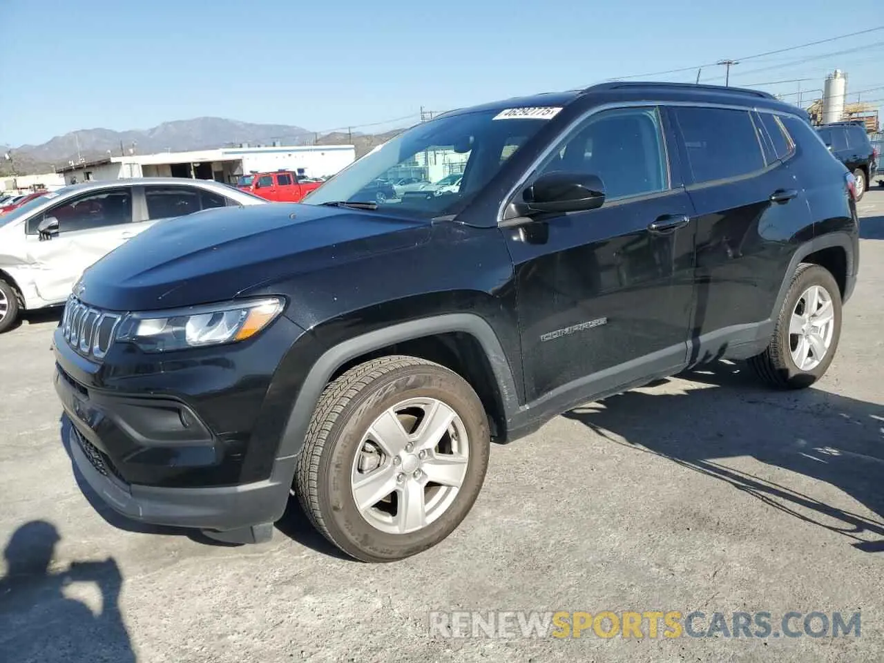 1 Photograph of a damaged car 3C4NJDBB6NT151038 JEEP COMPASS 2022