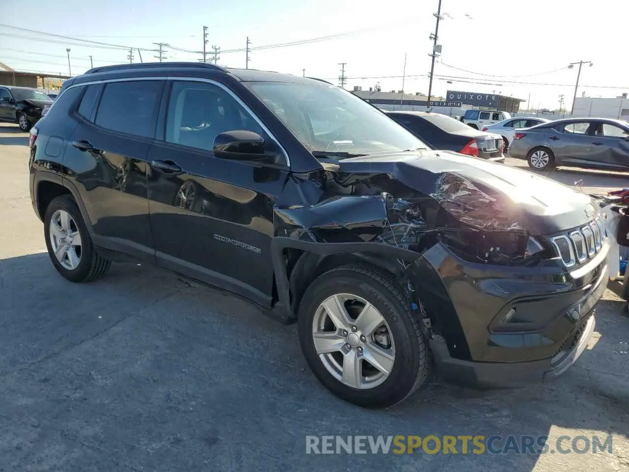 4 Photograph of a damaged car 3C4NJDBB6NT151038 JEEP COMPASS 2022