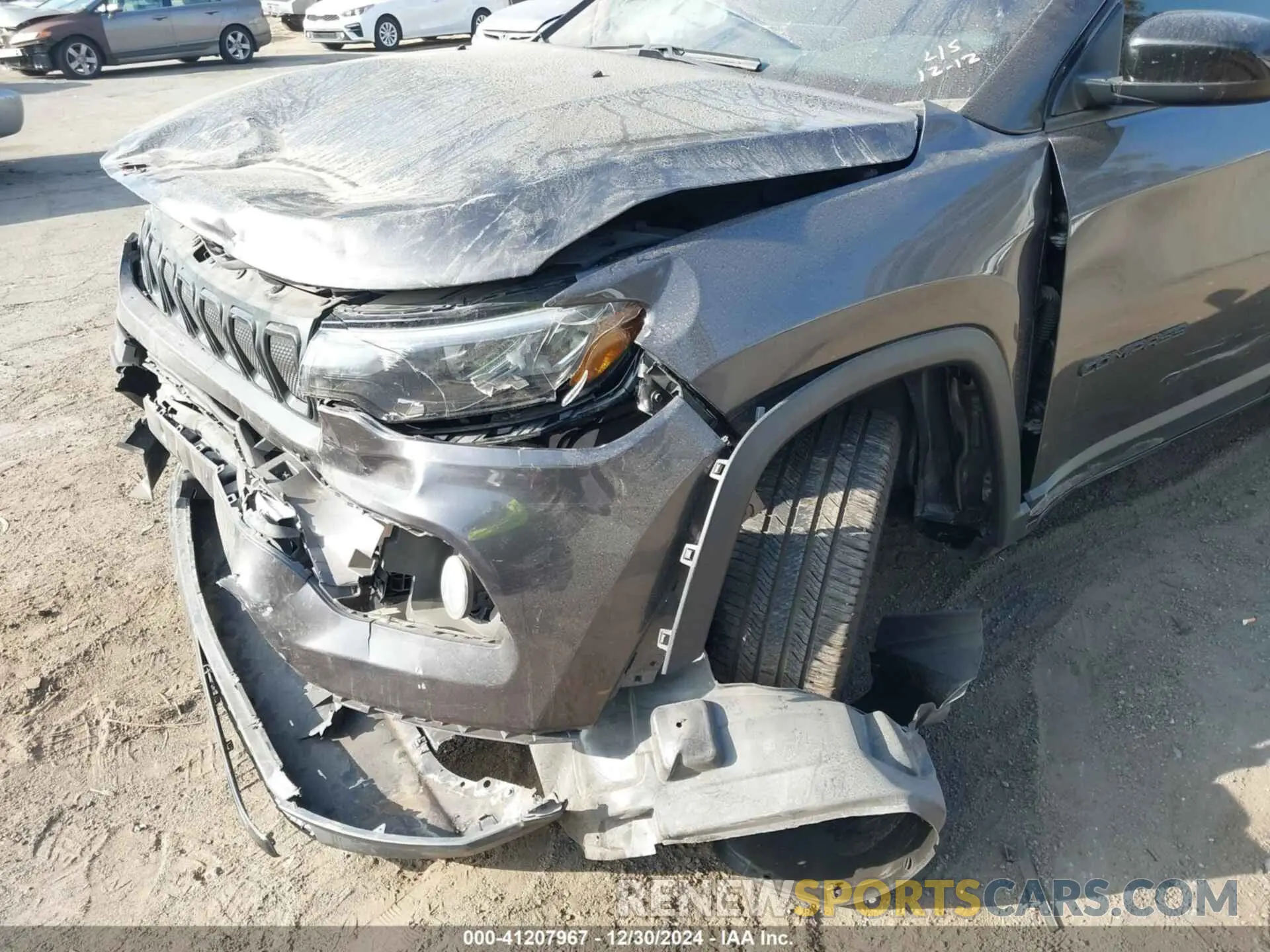 6 Photograph of a damaged car 3C4NJDBB6NT227843 JEEP COMPASS 2022