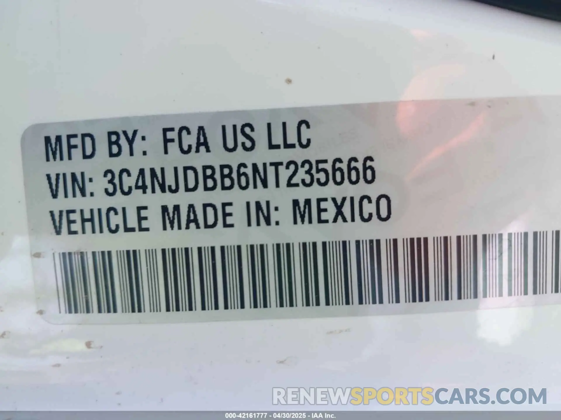 9 Photograph of a damaged car 3C4NJDBB6NT235666 JEEP COMPASS 2022