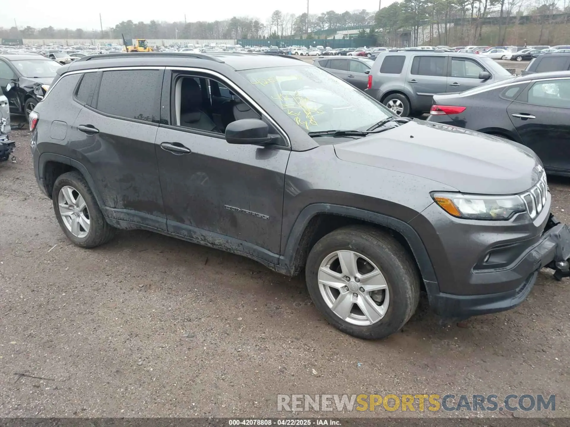 1 Photograph of a damaged car 3C4NJDBB7NT144275 JEEP COMPASS 2022