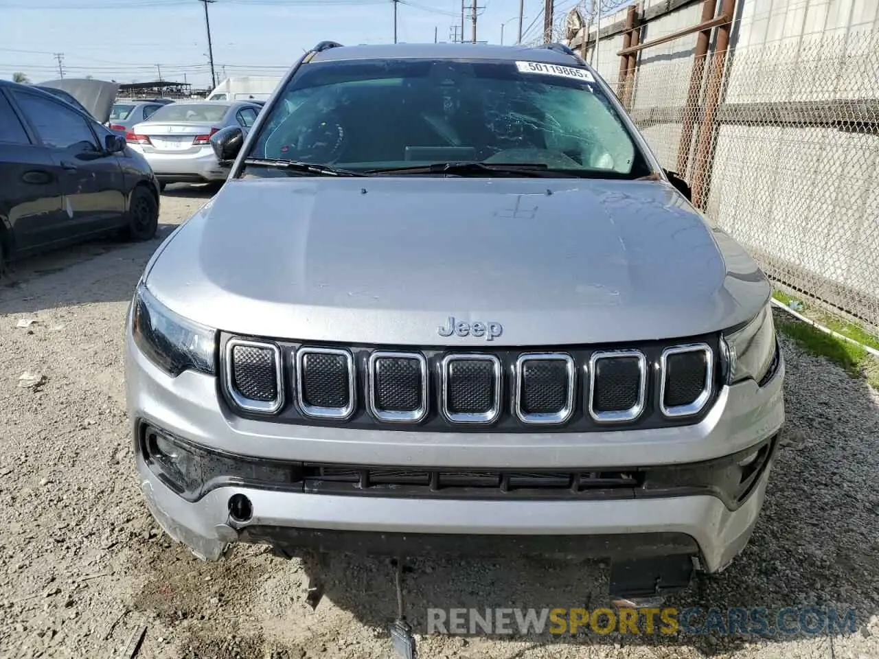 5 Photograph of a damaged car 3C4NJDBB7NT209884 JEEP COMPASS 2022