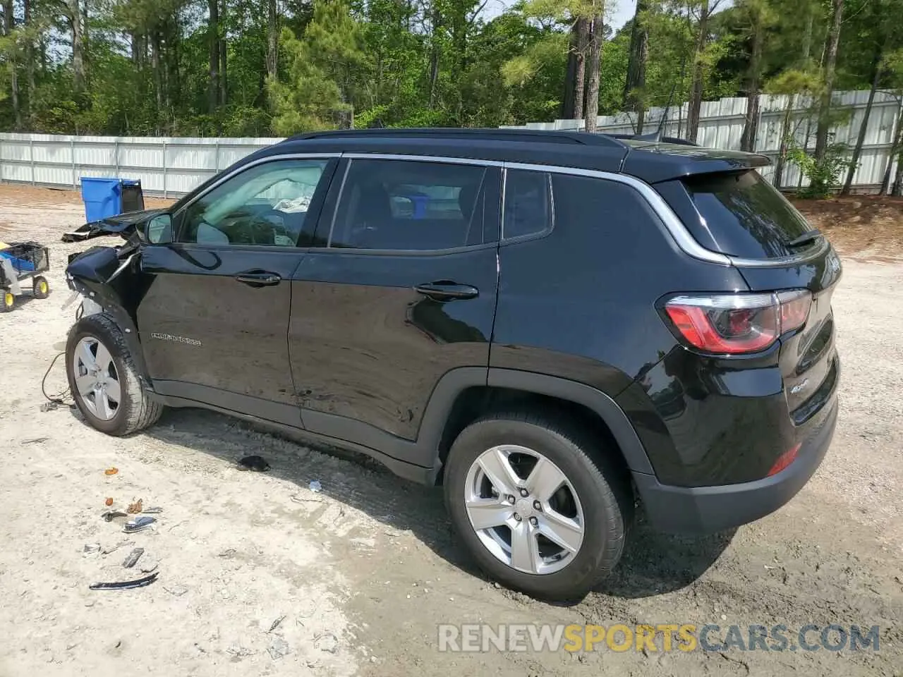 2 Photograph of a damaged car 3C4NJDBB7NT231769 JEEP COMPASS 2022
