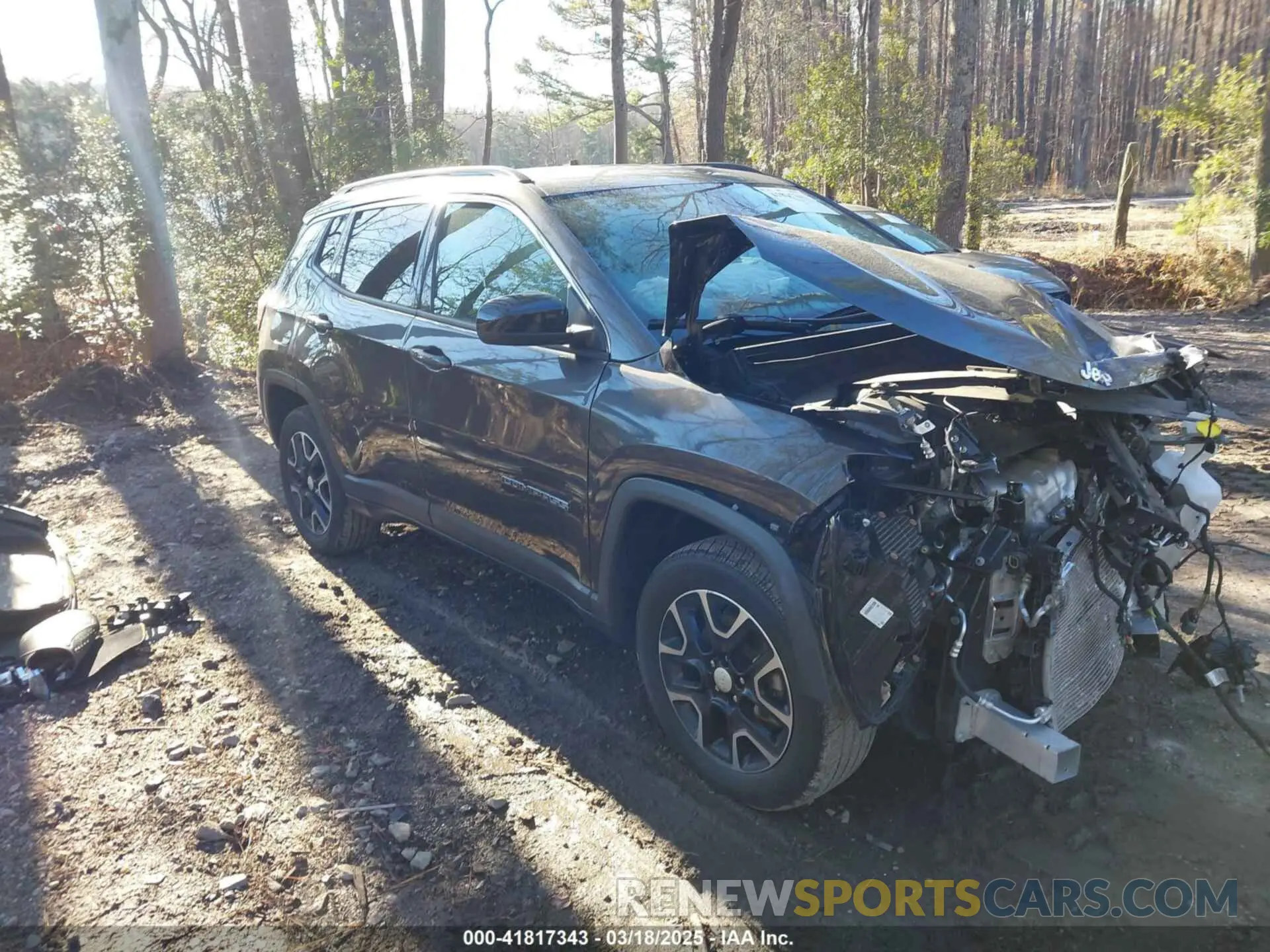 1 Photograph of a damaged car 3C4NJDBB8NT124794 JEEP COMPASS 2022