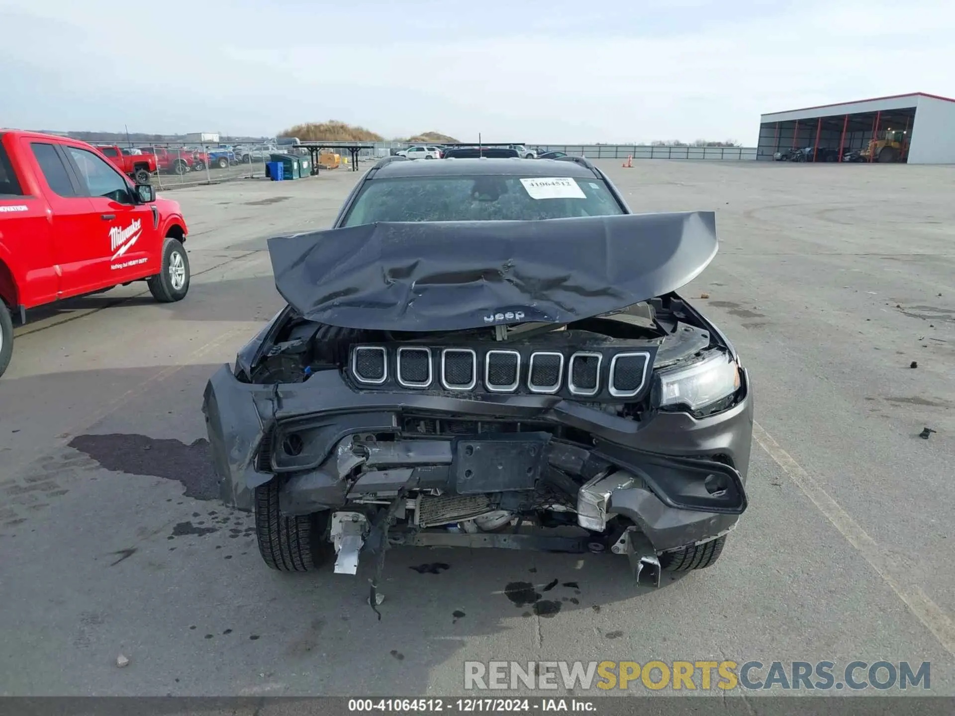 11 Photograph of a damaged car 3C4NJDBB8NT152417 JEEP COMPASS 2022