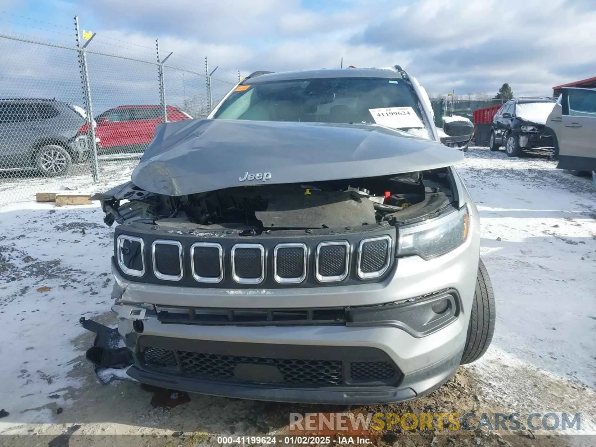 13 Photograph of a damaged car 3C4NJDBB8NT232820 JEEP COMPASS 2022