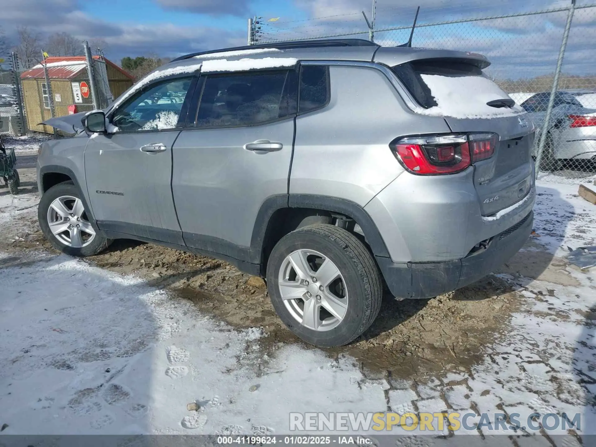 3 Photograph of a damaged car 3C4NJDBB8NT232820 JEEP COMPASS 2022