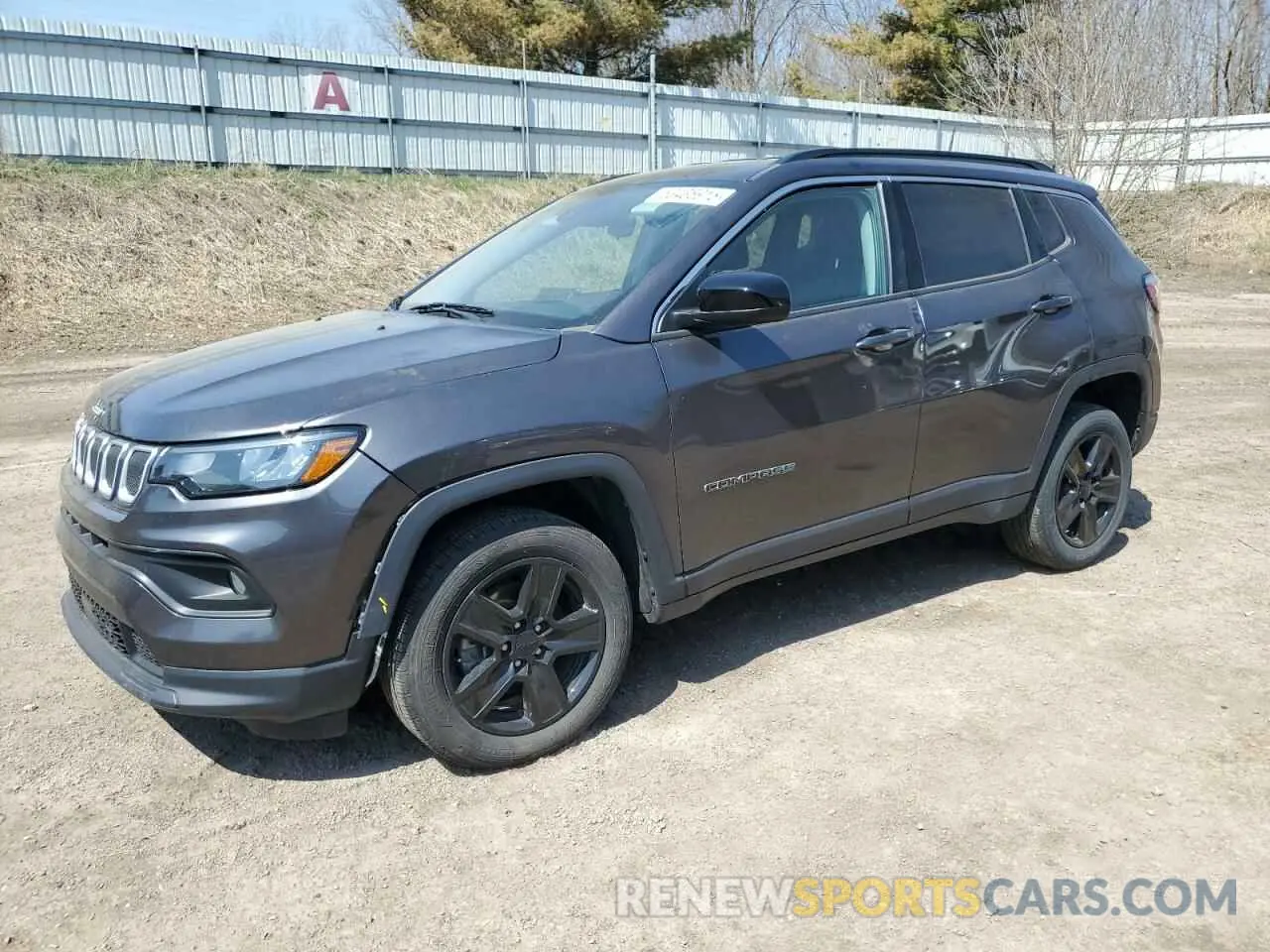 1 Photograph of a damaged car 3C4NJDBB9NT104702 JEEP COMPASS 2022
