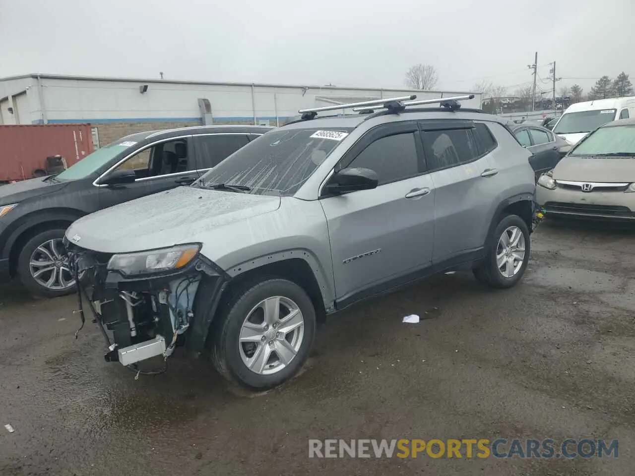 1 Photograph of a damaged car 3C4NJDBB9NT211765 JEEP COMPASS 2022