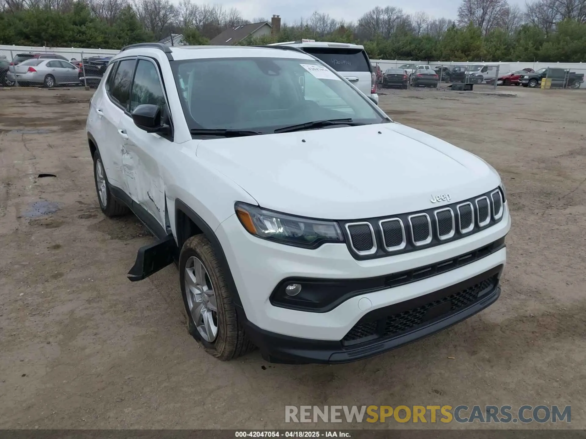 1 Photograph of a damaged car 3C4NJDBBXNT110864 JEEP COMPASS 2022