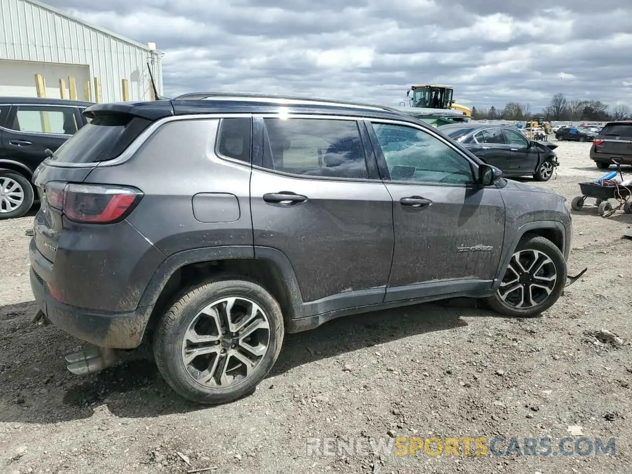3 Photograph of a damaged car 3C4NJDCB0NT105364 JEEP COMPASS 2022