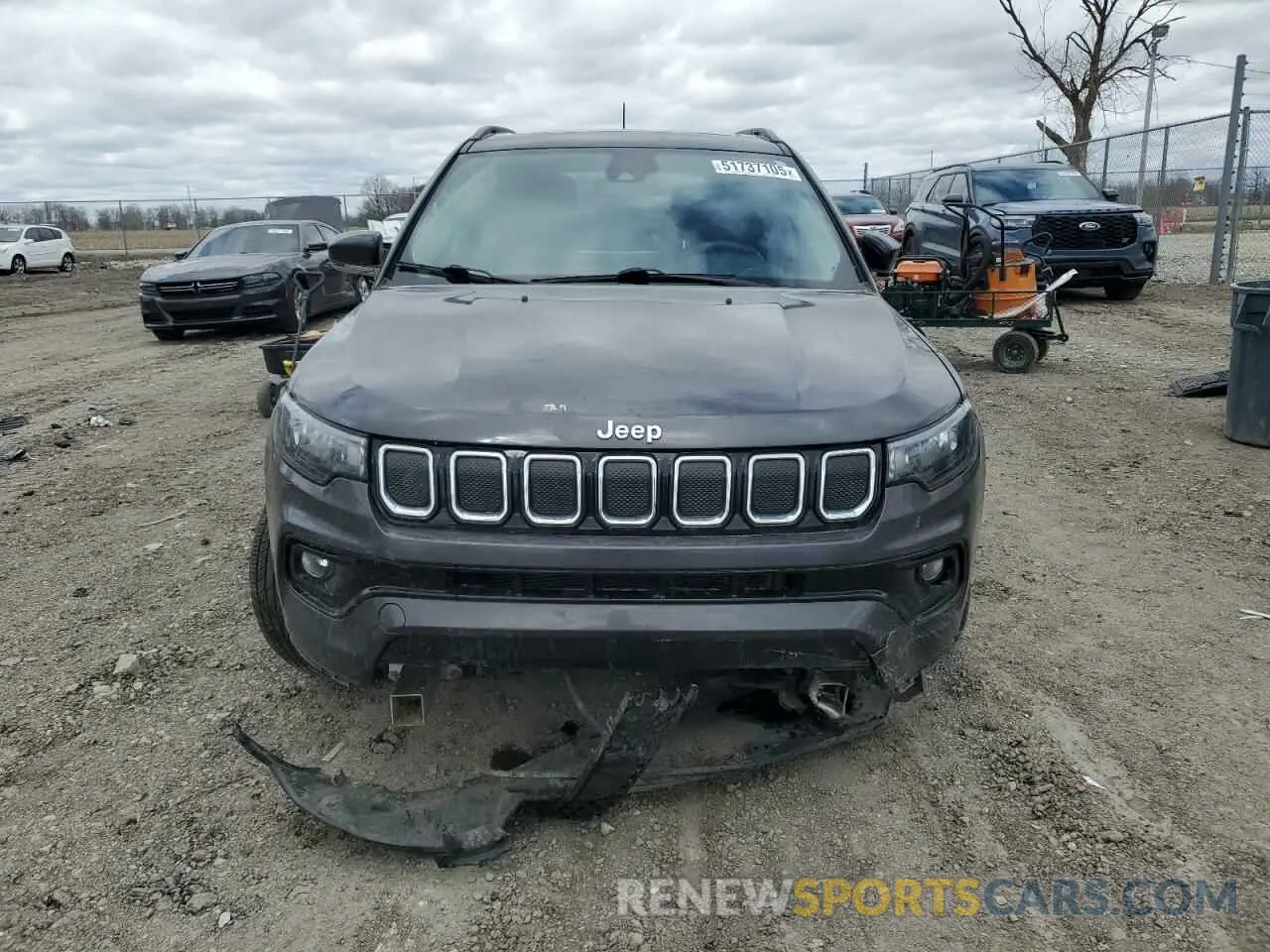 5 Photograph of a damaged car 3C4NJDCB0NT105364 JEEP COMPASS 2022