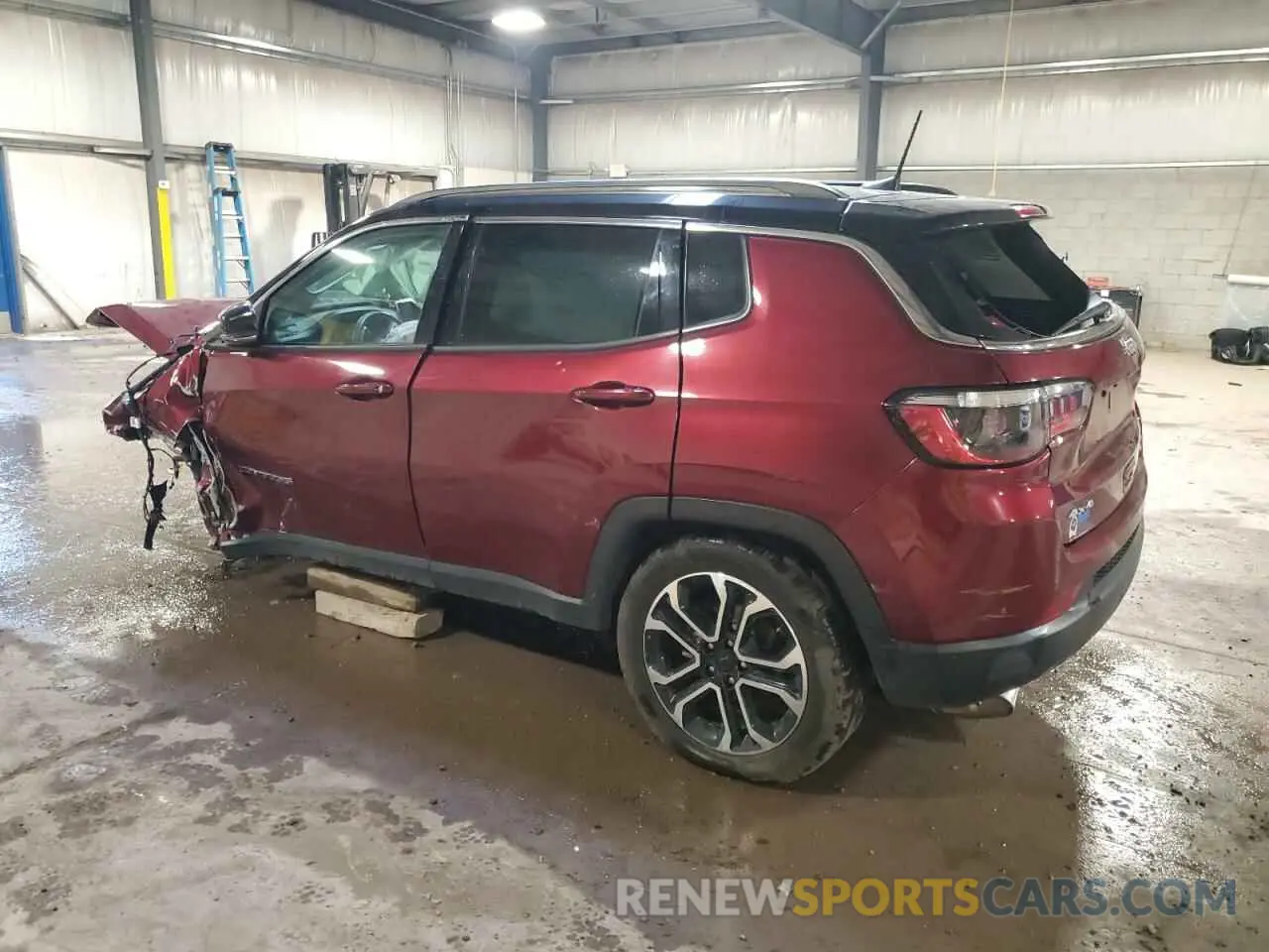 2 Photograph of a damaged car 3C4NJDCB0NT180307 JEEP COMPASS 2022