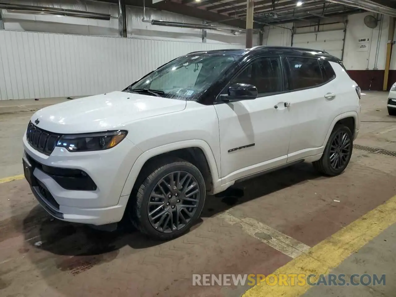 1 Photograph of a damaged car 3C4NJDCB0NT181537 JEEP COMPASS 2022