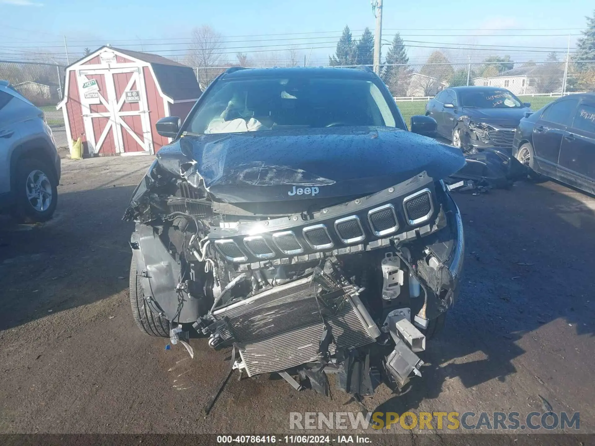 13 Photograph of a damaged car 3C4NJDCB0NT197513 JEEP COMPASS 2022