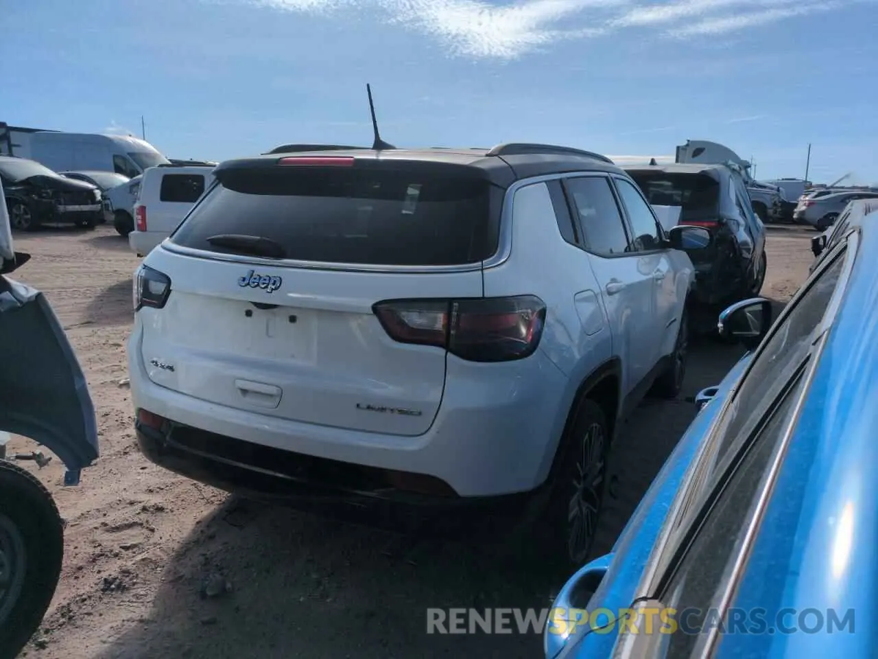 3 Photograph of a damaged car 3C4NJDCB0NT211992 JEEP COMPASS 2022