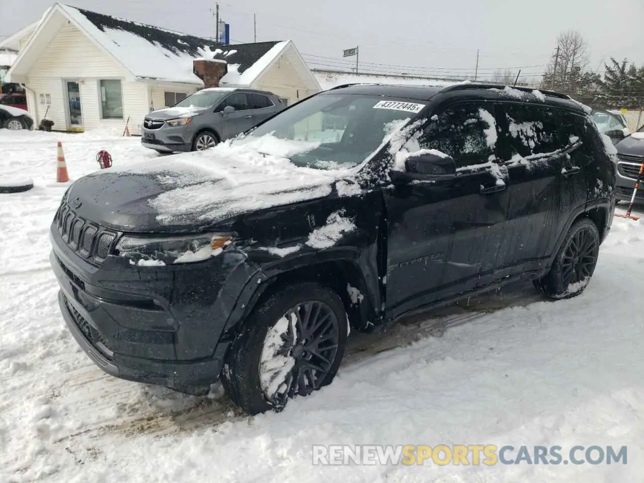 1 Photograph of a damaged car 3C4NJDCB0NT212804 JEEP COMPASS 2022