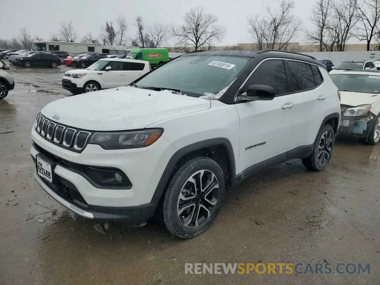 1 Photograph of a damaged car 3C4NJDCB1NT111240 JEEP COMPASS 2022