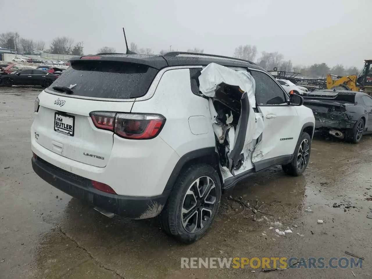 3 Photograph of a damaged car 3C4NJDCB1NT111240 JEEP COMPASS 2022