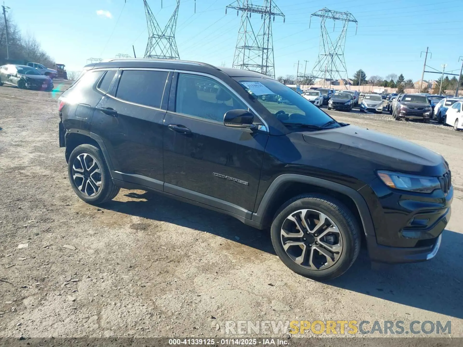 1 Photograph of a damaged car 3C4NJDCB1NT130953 JEEP COMPASS 2022