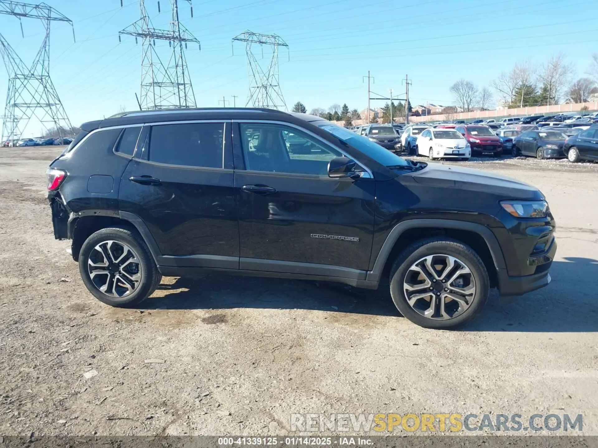 14 Photograph of a damaged car 3C4NJDCB1NT130953 JEEP COMPASS 2022