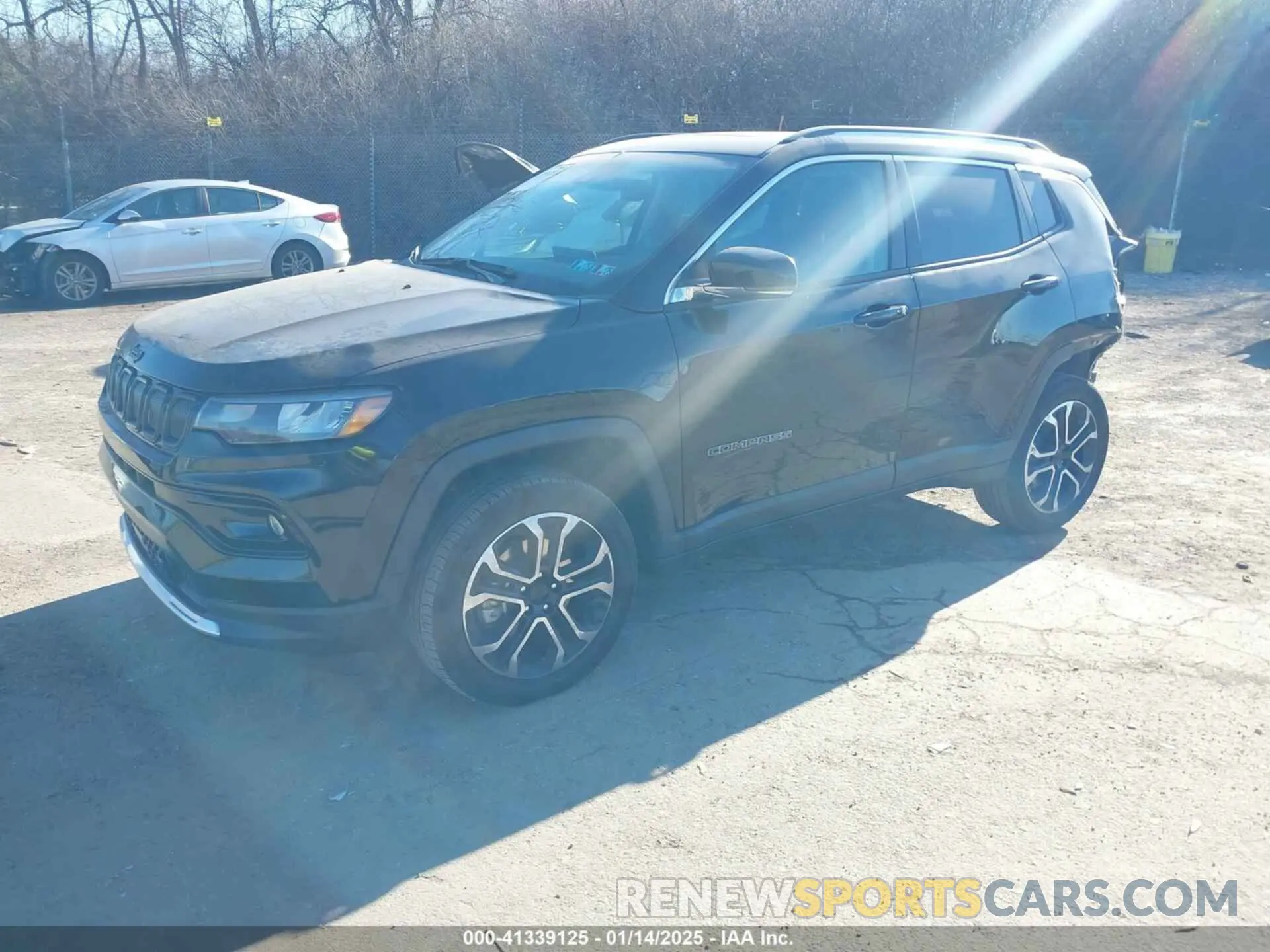 2 Photograph of a damaged car 3C4NJDCB1NT130953 JEEP COMPASS 2022