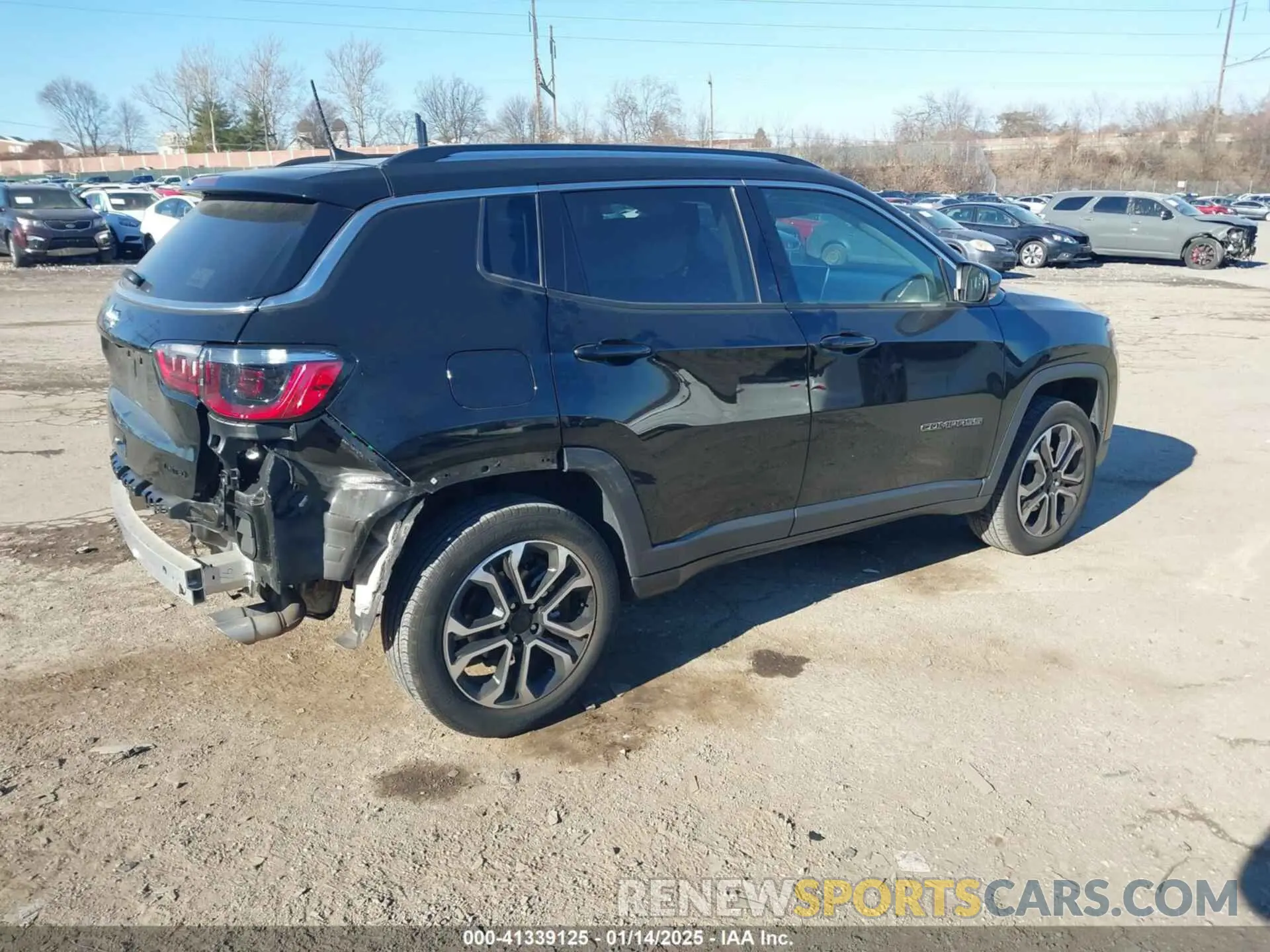 4 Photograph of a damaged car 3C4NJDCB1NT130953 JEEP COMPASS 2022