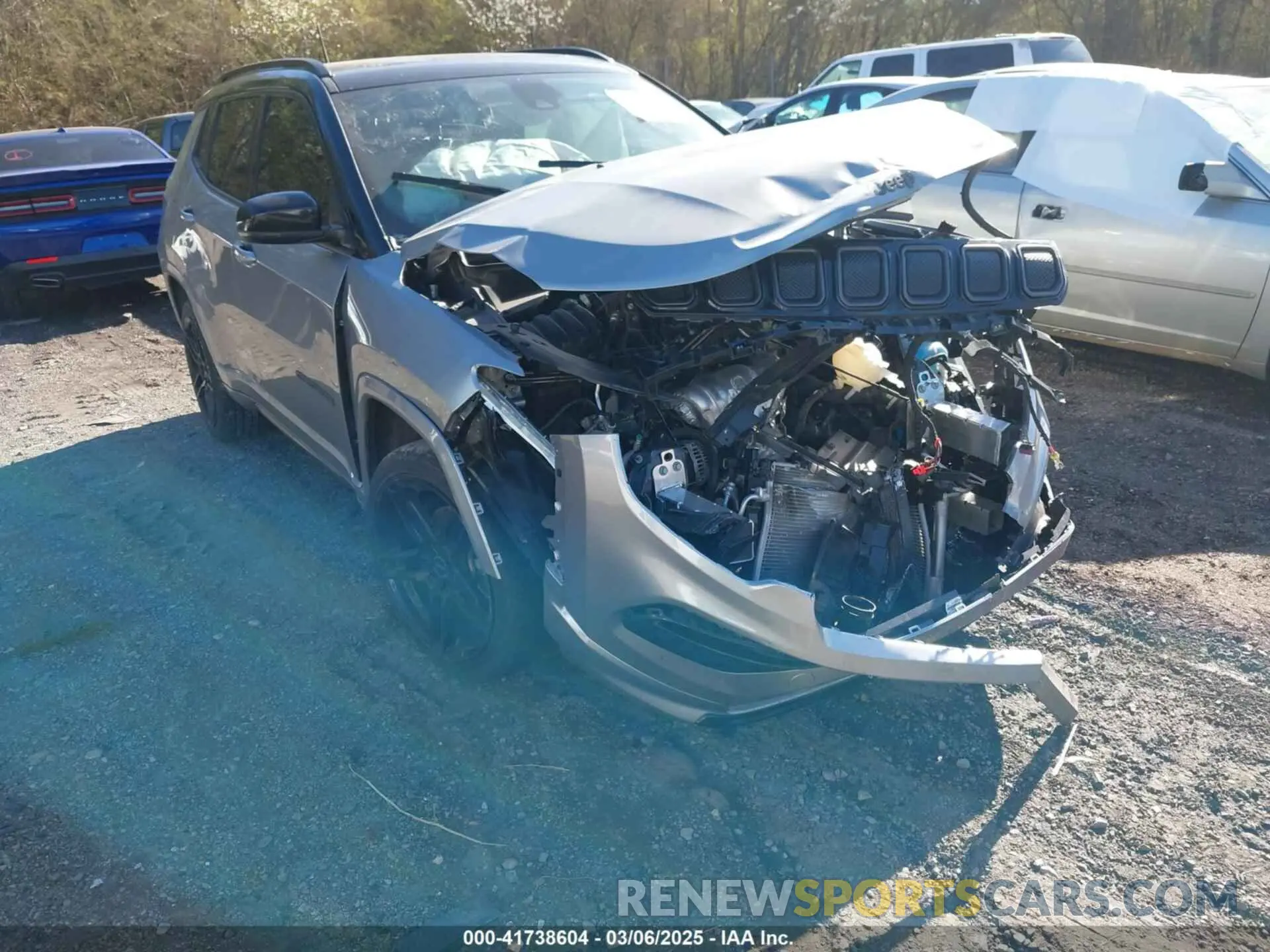 1 Photograph of a damaged car 3C4NJDCB1NT207305 JEEP COMPASS 2022