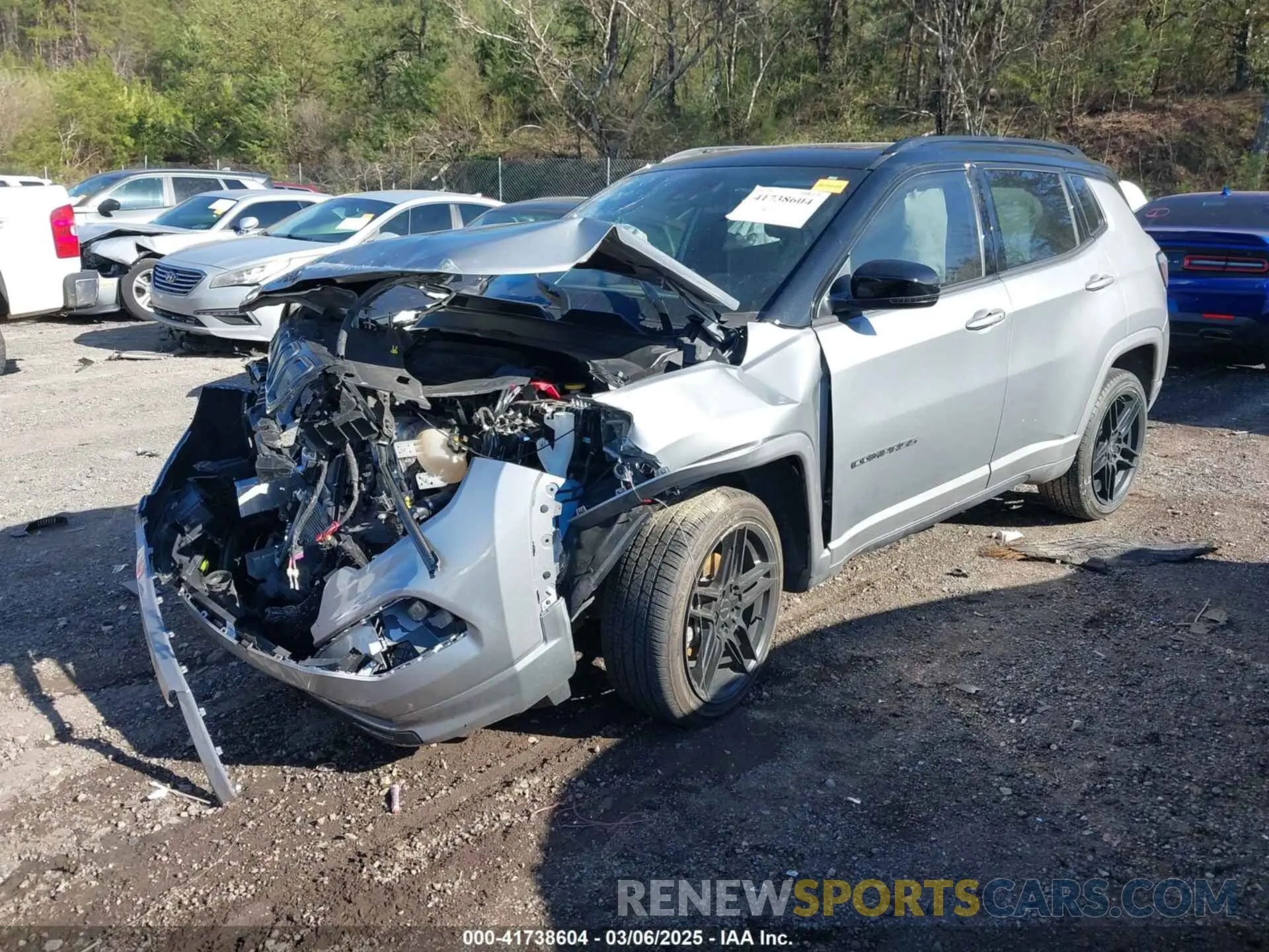 2 Photograph of a damaged car 3C4NJDCB1NT207305 JEEP COMPASS 2022