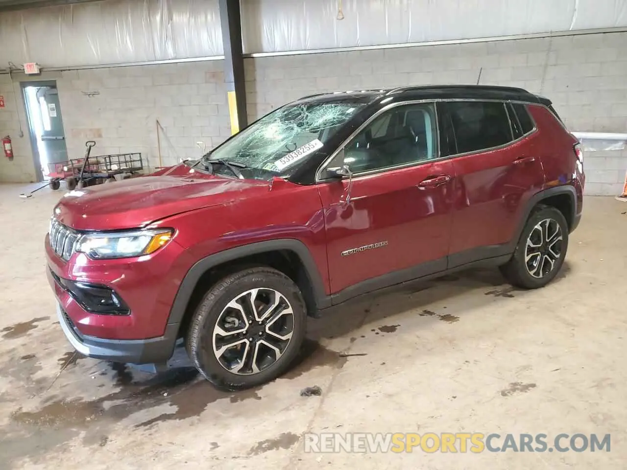 1 Photograph of a damaged car 3C4NJDCB1NT226128 JEEP COMPASS 2022