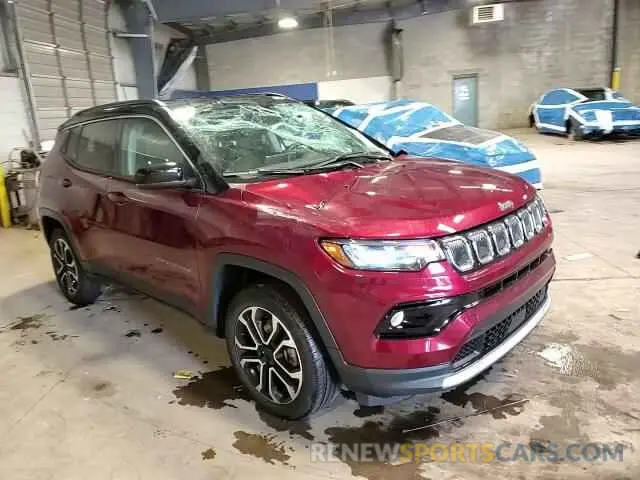 15 Photograph of a damaged car 3C4NJDCB1NT226128 JEEP COMPASS 2022