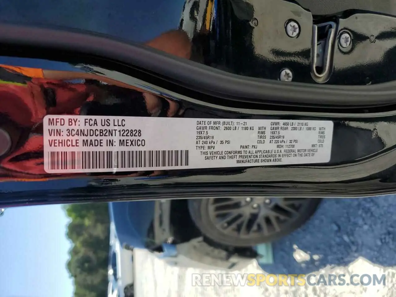 14 Photograph of a damaged car 3C4NJDCB2NT122828 JEEP COMPASS 2022
