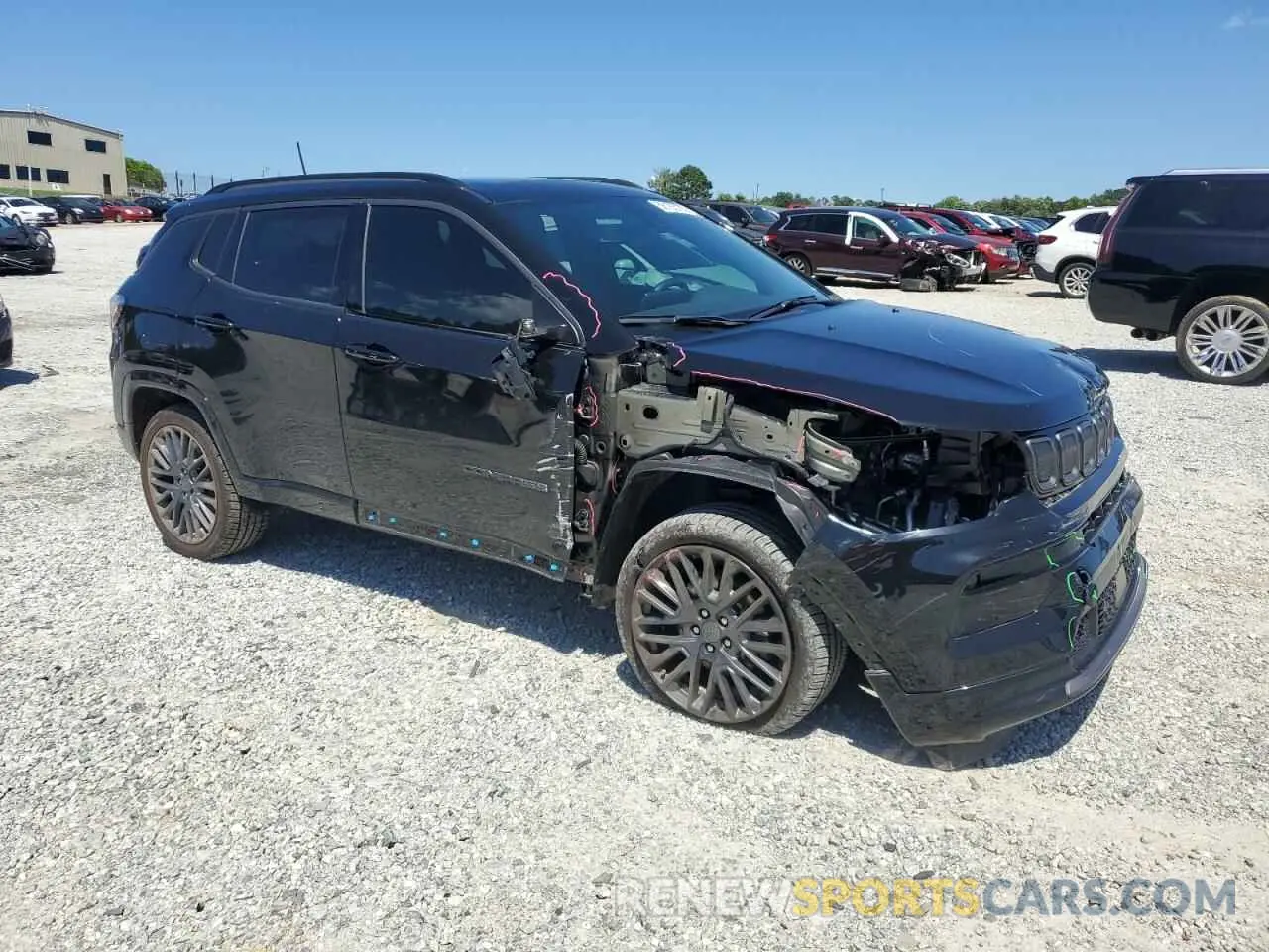4 Photograph of a damaged car 3C4NJDCB2NT122828 JEEP COMPASS 2022