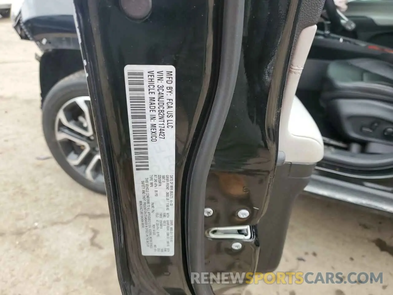 14 Photograph of a damaged car 3C4NJDCB2NT174427 JEEP COMPASS 2022