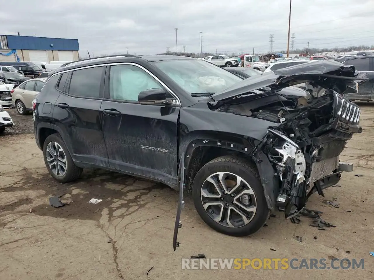 4 Photograph of a damaged car 3C4NJDCB2NT174427 JEEP COMPASS 2022