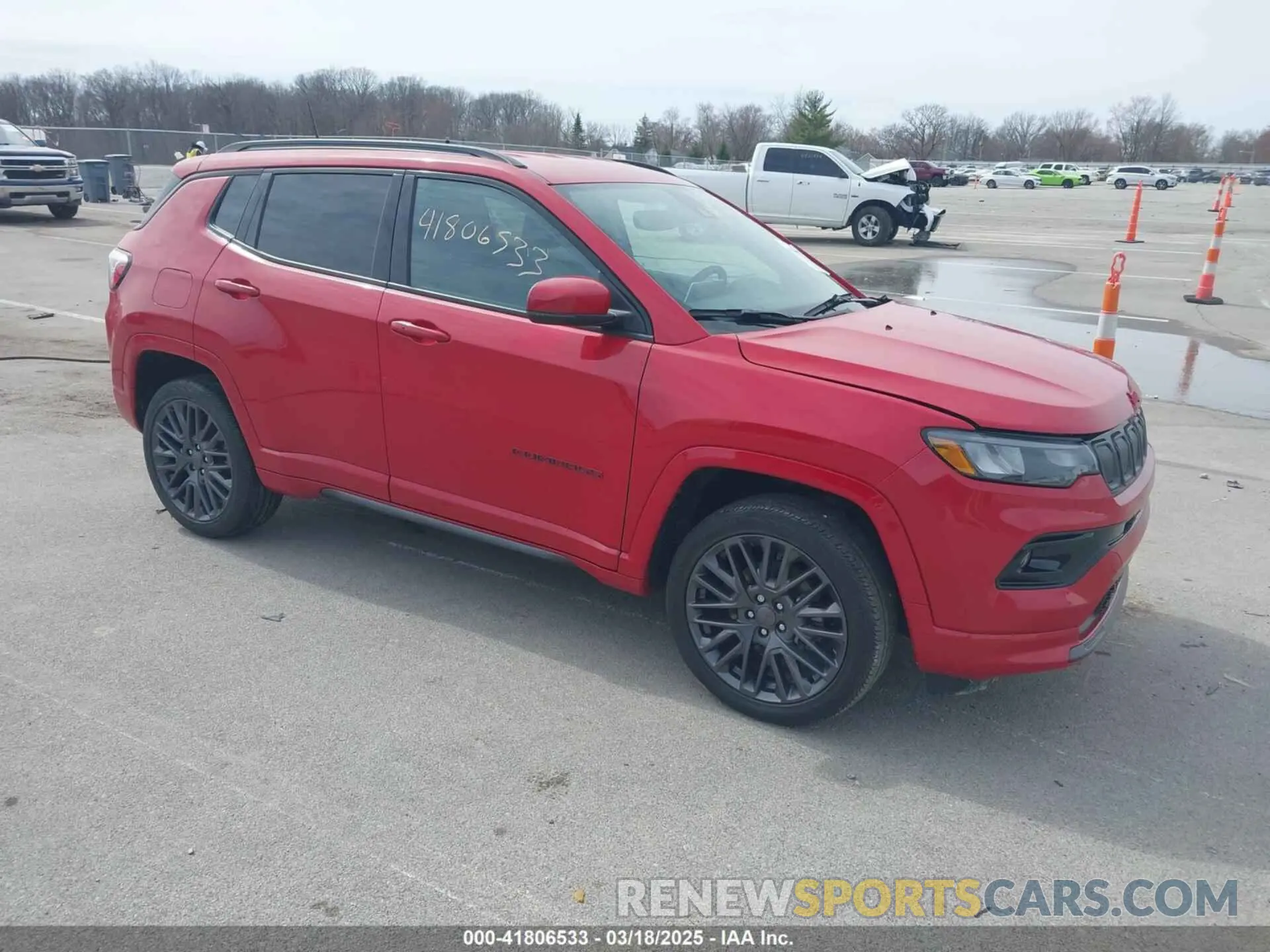1 Photograph of a damaged car 3C4NJDCB3NT194315 JEEP COMPASS 2022
