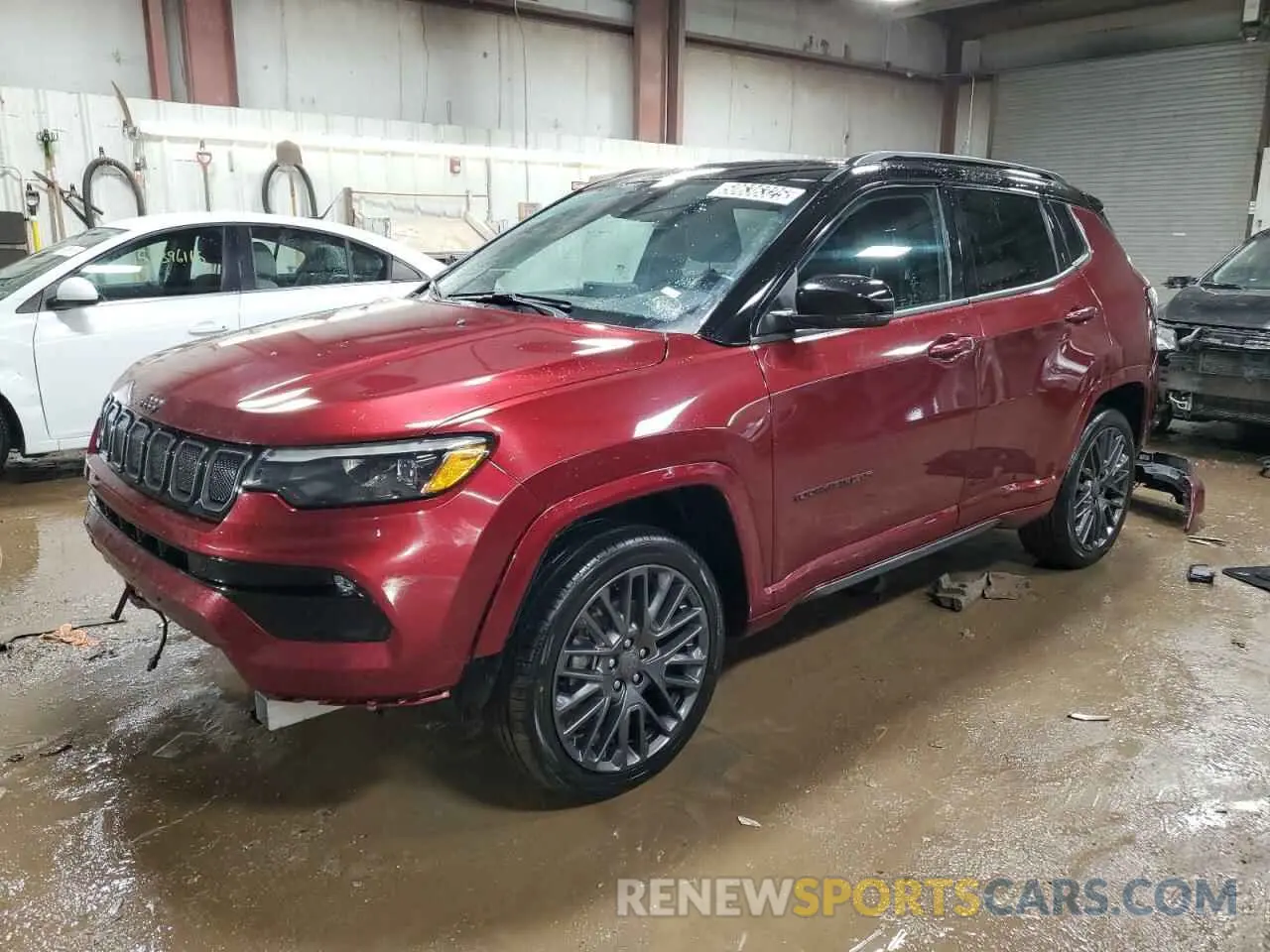 1 Photograph of a damaged car 3C4NJDCB3NT226373 JEEP COMPASS 2022
