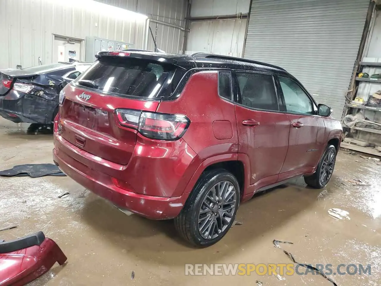 3 Photograph of a damaged car 3C4NJDCB3NT226373 JEEP COMPASS 2022