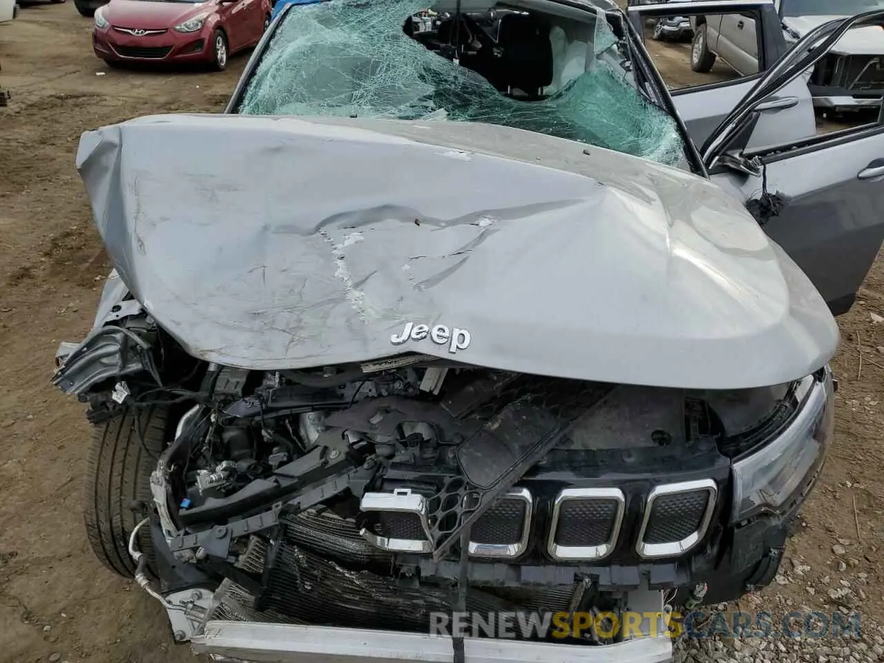 11 Photograph of a damaged car 3C4NJDCB4NT113810 JEEP COMPASS 2022