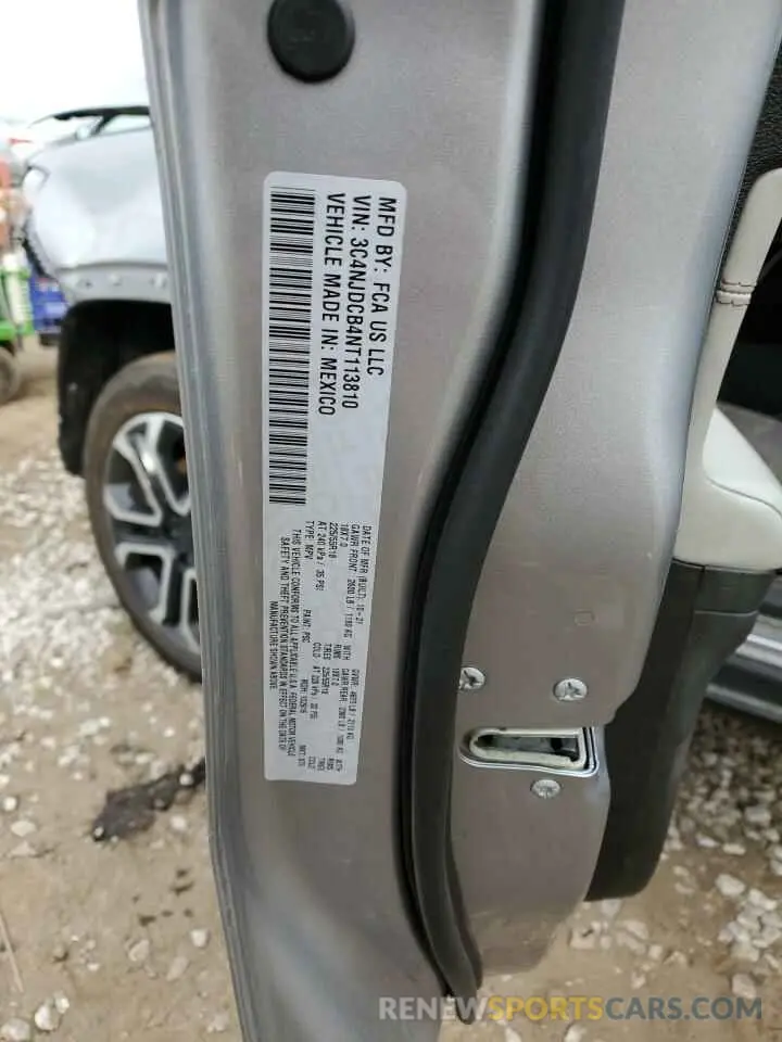 12 Photograph of a damaged car 3C4NJDCB4NT113810 JEEP COMPASS 2022