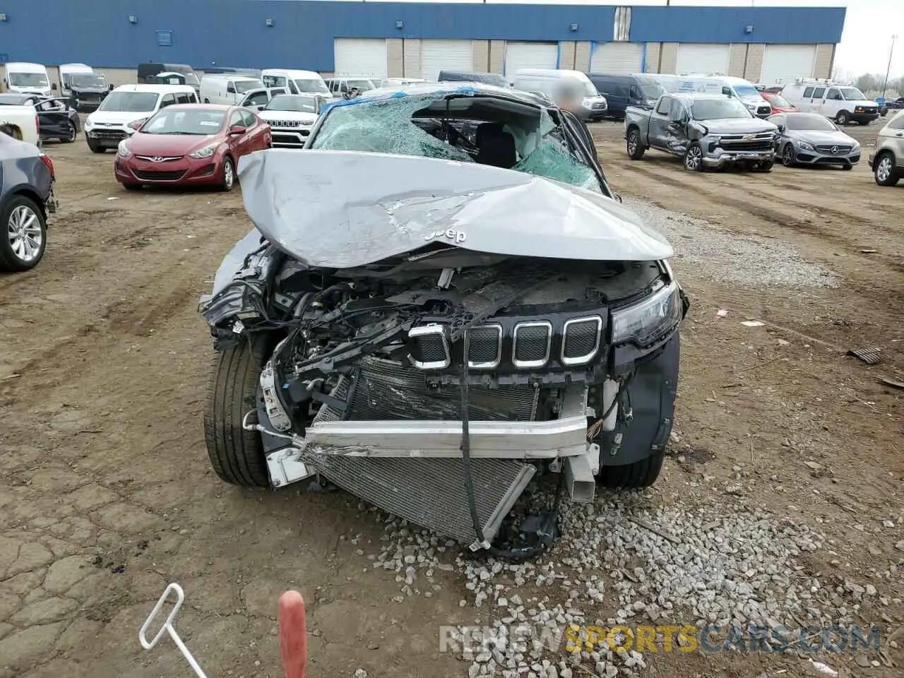 5 Photograph of a damaged car 3C4NJDCB4NT113810 JEEP COMPASS 2022